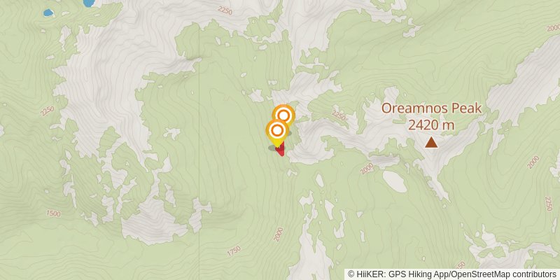 Lion - Palisade Trail stage 2 Map