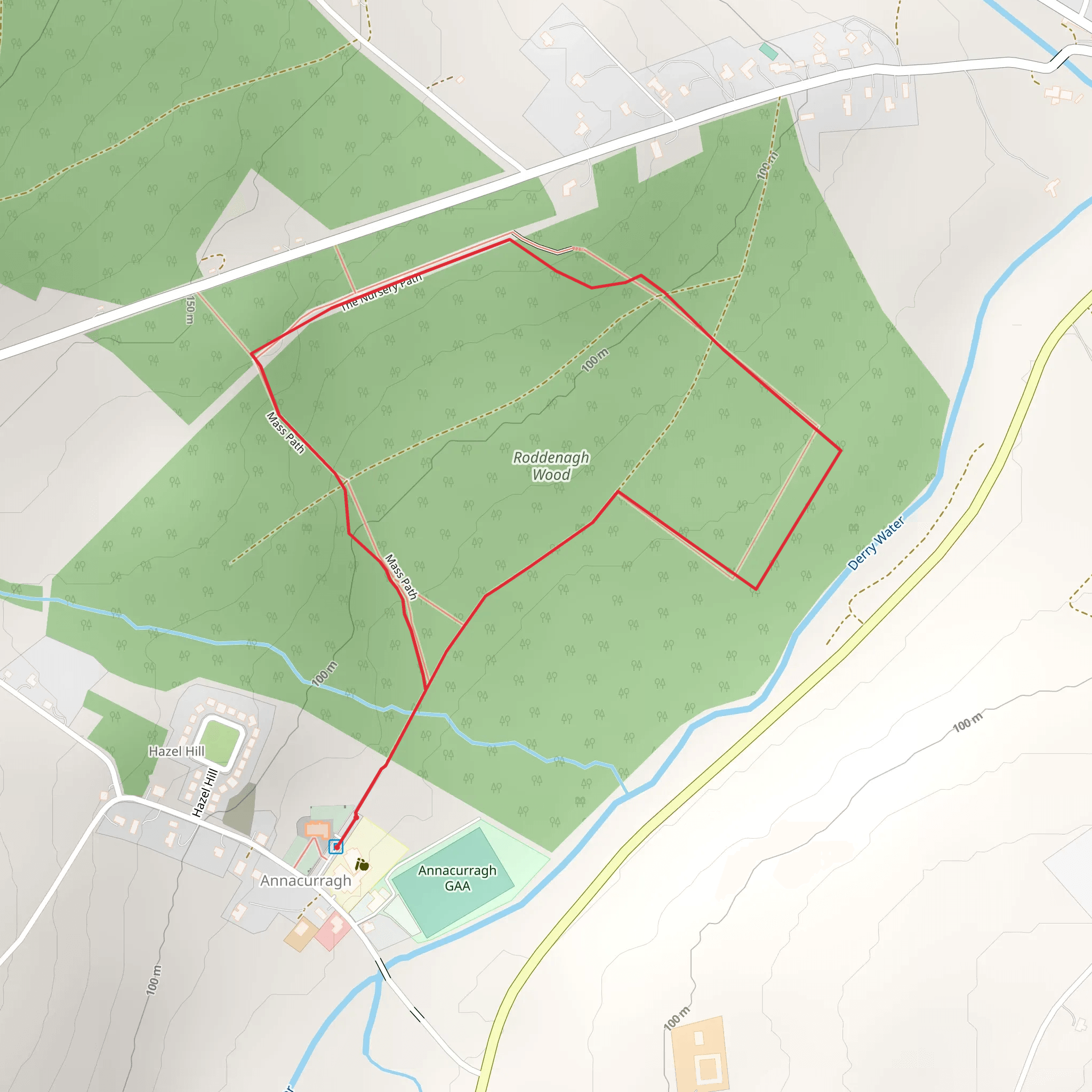 Ciaran Shannon Walk mobile static map