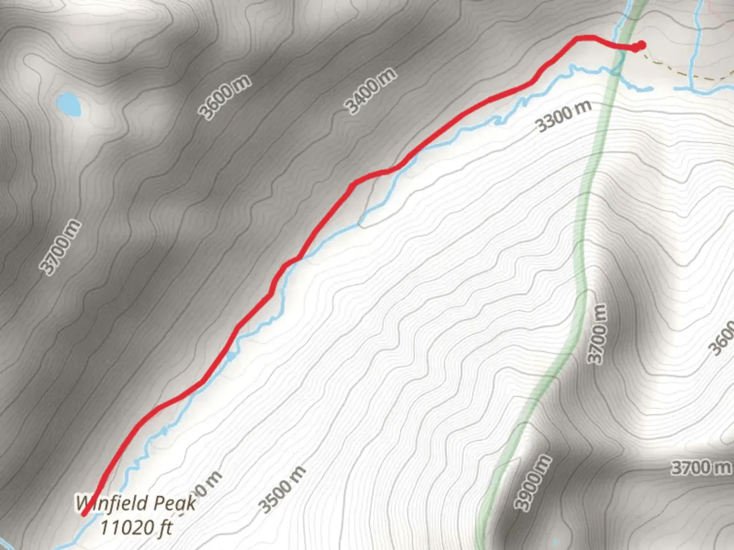 An image depicting the trail North Fork Clear Creek Trail - 1463 and its surrounding area.