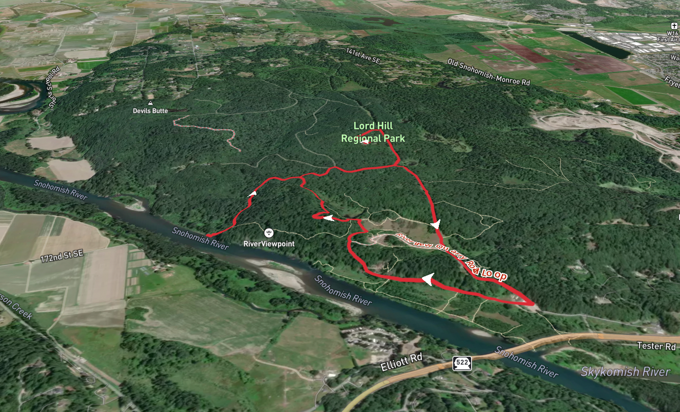 Quarry Trail and Lord Hill regional Park Loop