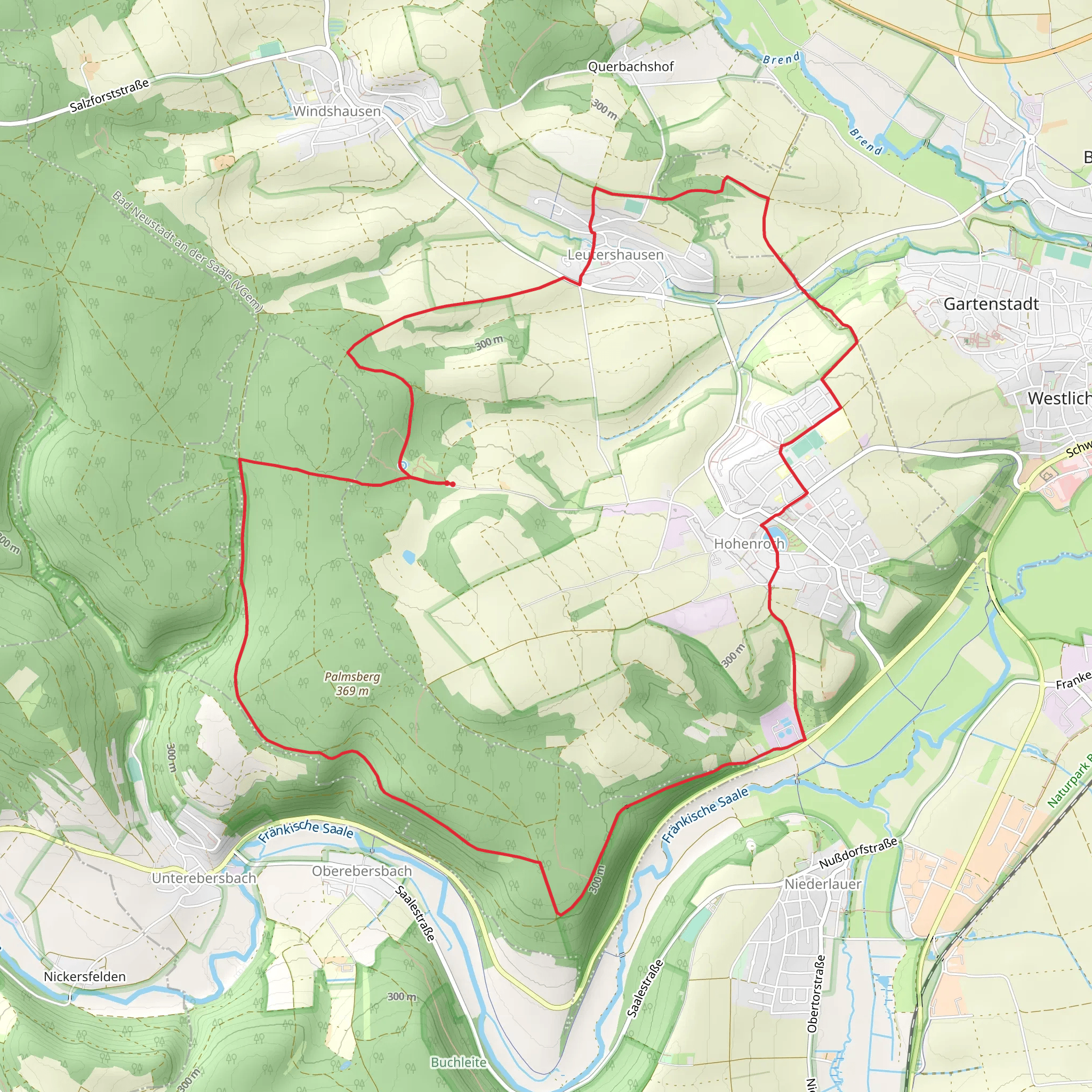 Hohenroth Loop mobile static map