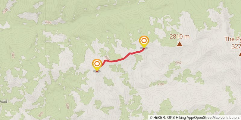 Anderson Ridge Trail stage 2 Map