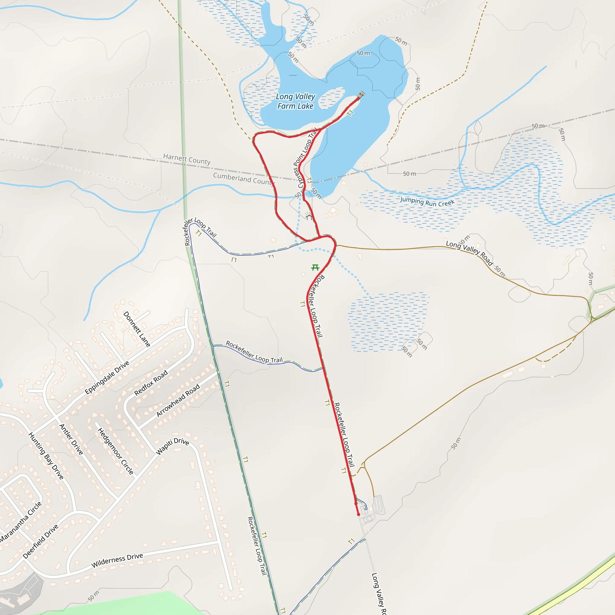 Cypress Point Loop via Rockefeller Trail mobile static map