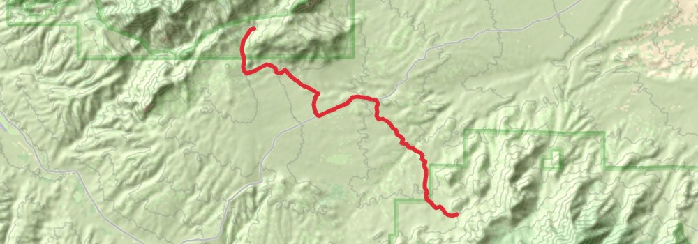 American Perimeter Trail - Southwest Primary stage 36 Map