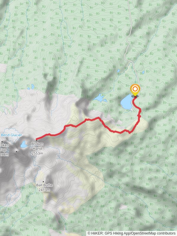 Broken Hand via Tam McArthur Rim Trail