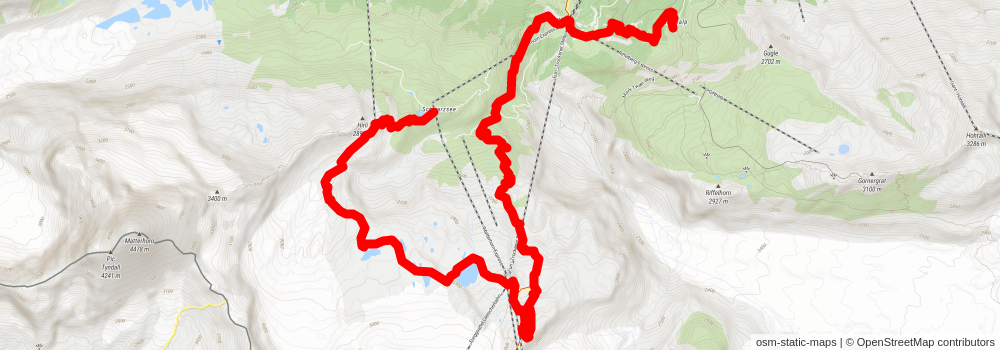 High-Altitude Trail stage 3 Map