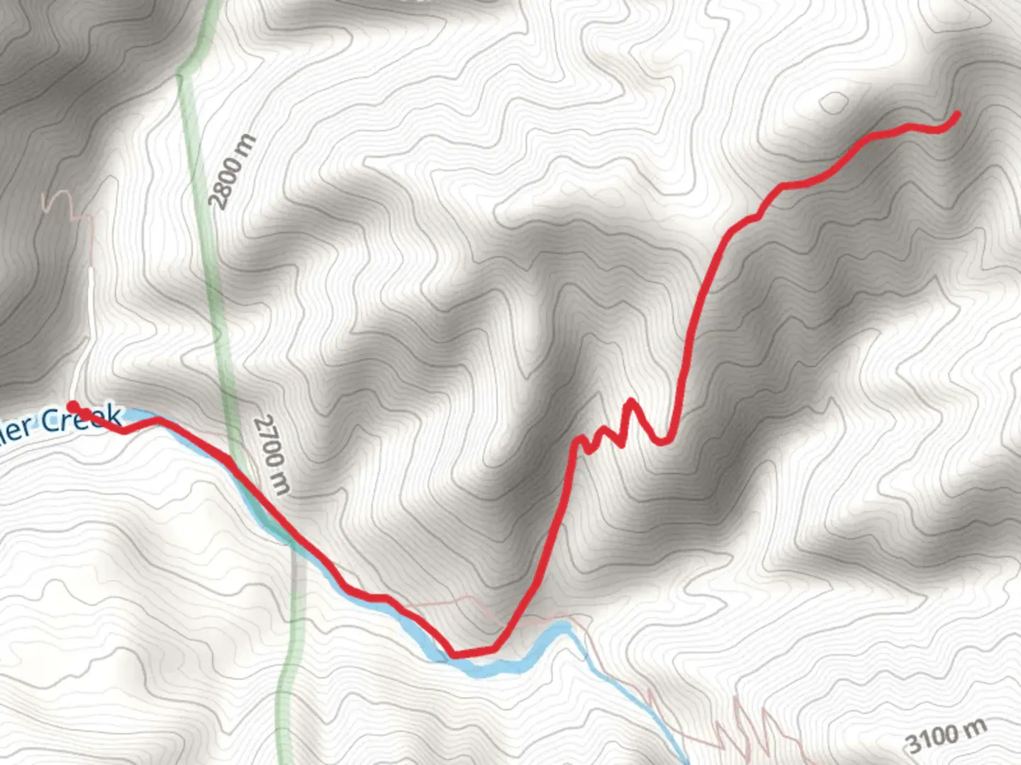 An image depicting the trail Okeson Trail and its surrounding area.