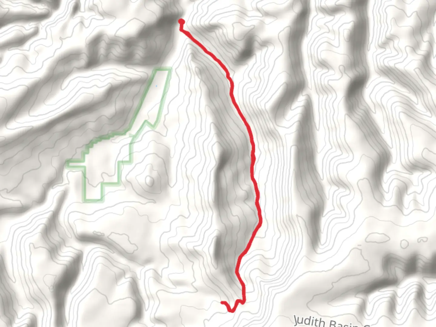 An image depicting the trail Dry Pole Canyon Trail and its surrounding area.