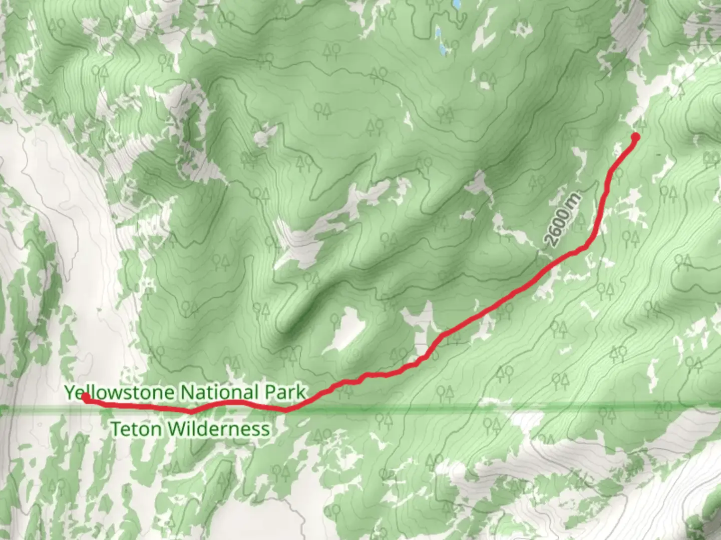 An image depicting the trail South Boundary-Lynx Creek Trail and its surrounding area.