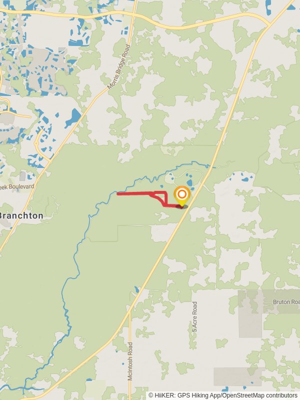 Model Dairy Road Loop mobile static map