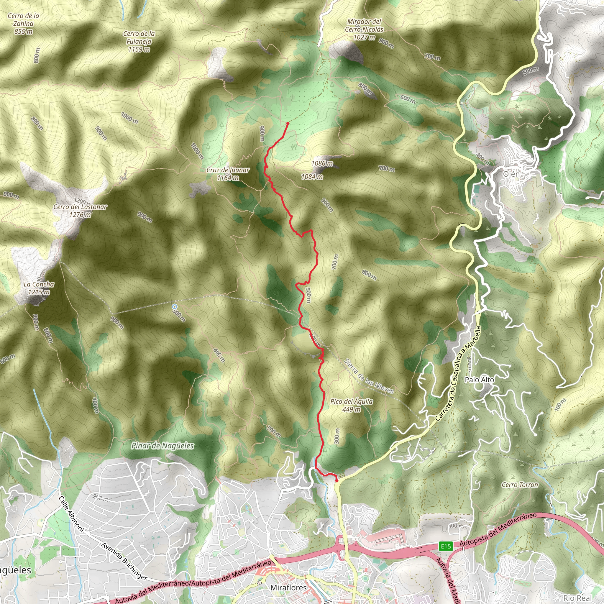 Marbella – Juanar mobile static map