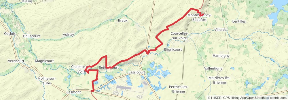 Via Francigena stage 33 Map