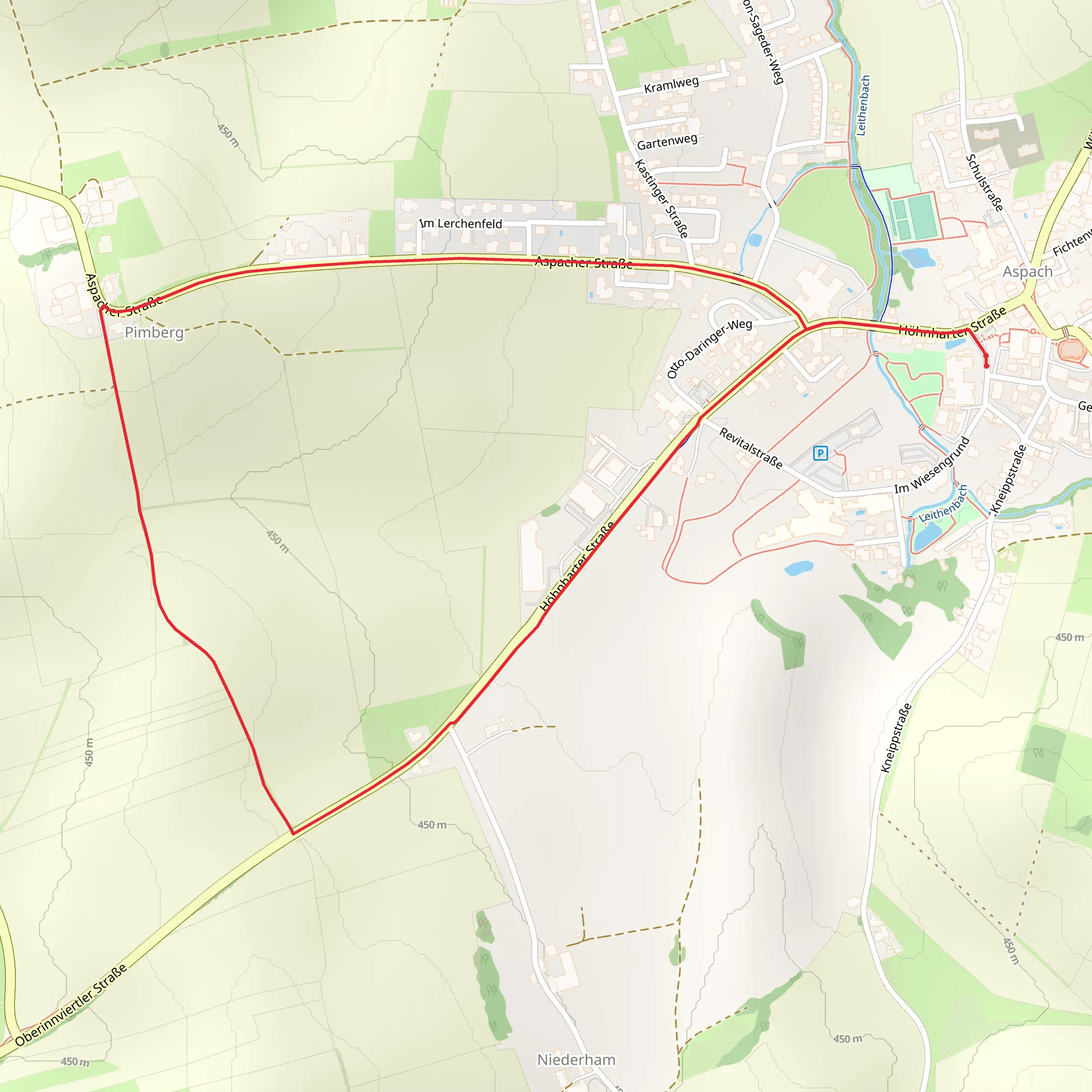 Kreuzweg mobile static map