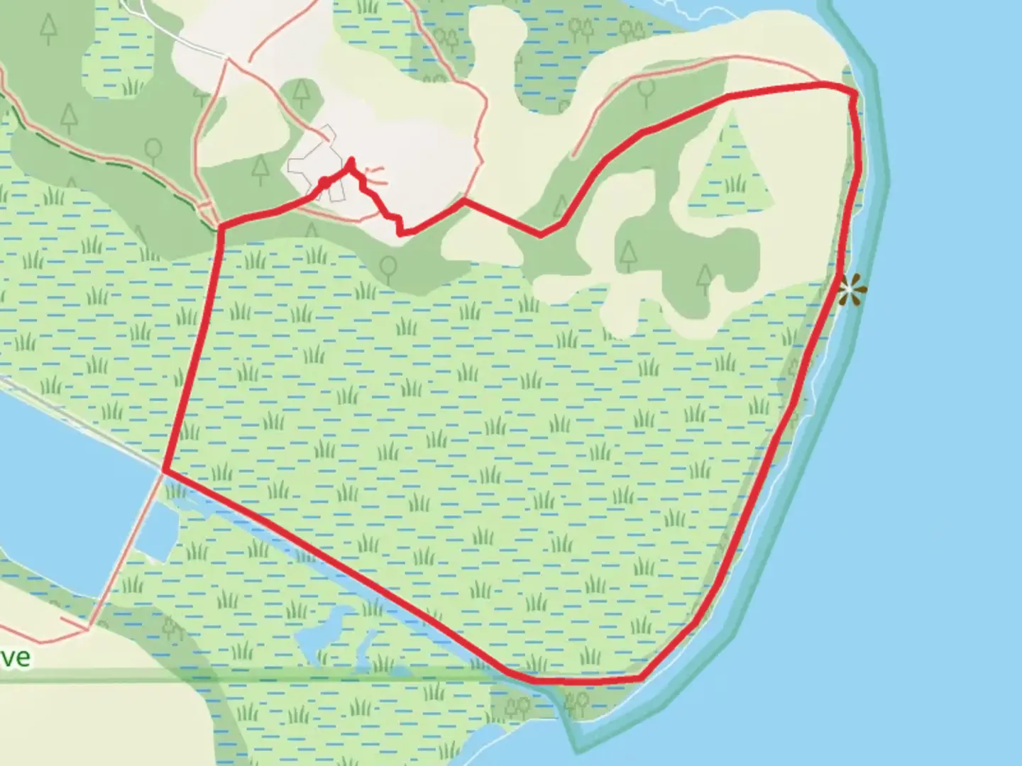 An image depicting the trail Jacque Lee Lane Loop and its surrounding area.