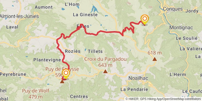 Camino Geneva-Saint Jean Pied du Port alt 5 Map