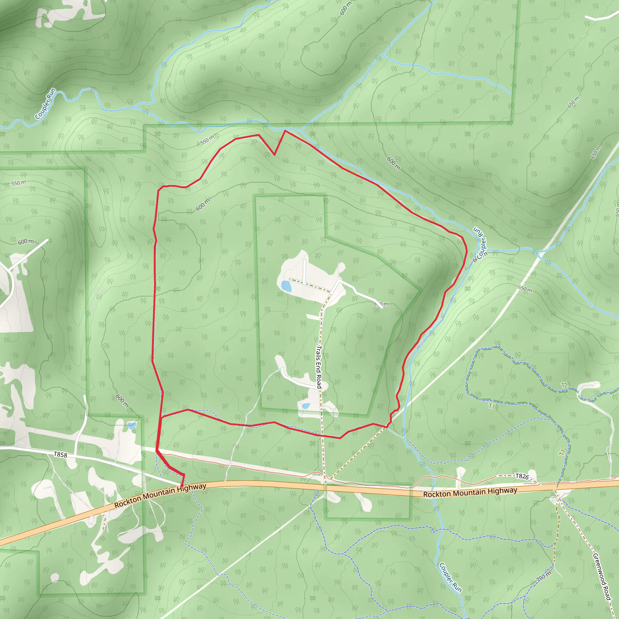 Coupler Run Loop mobile static map