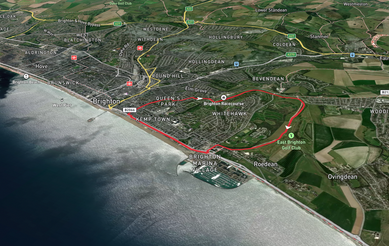 Race Hill Nature Reserve and England Coast Path Loop