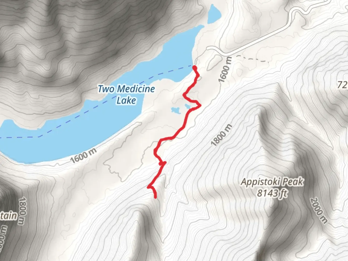 An image depicting the trail Aster Creek and its surrounding area.