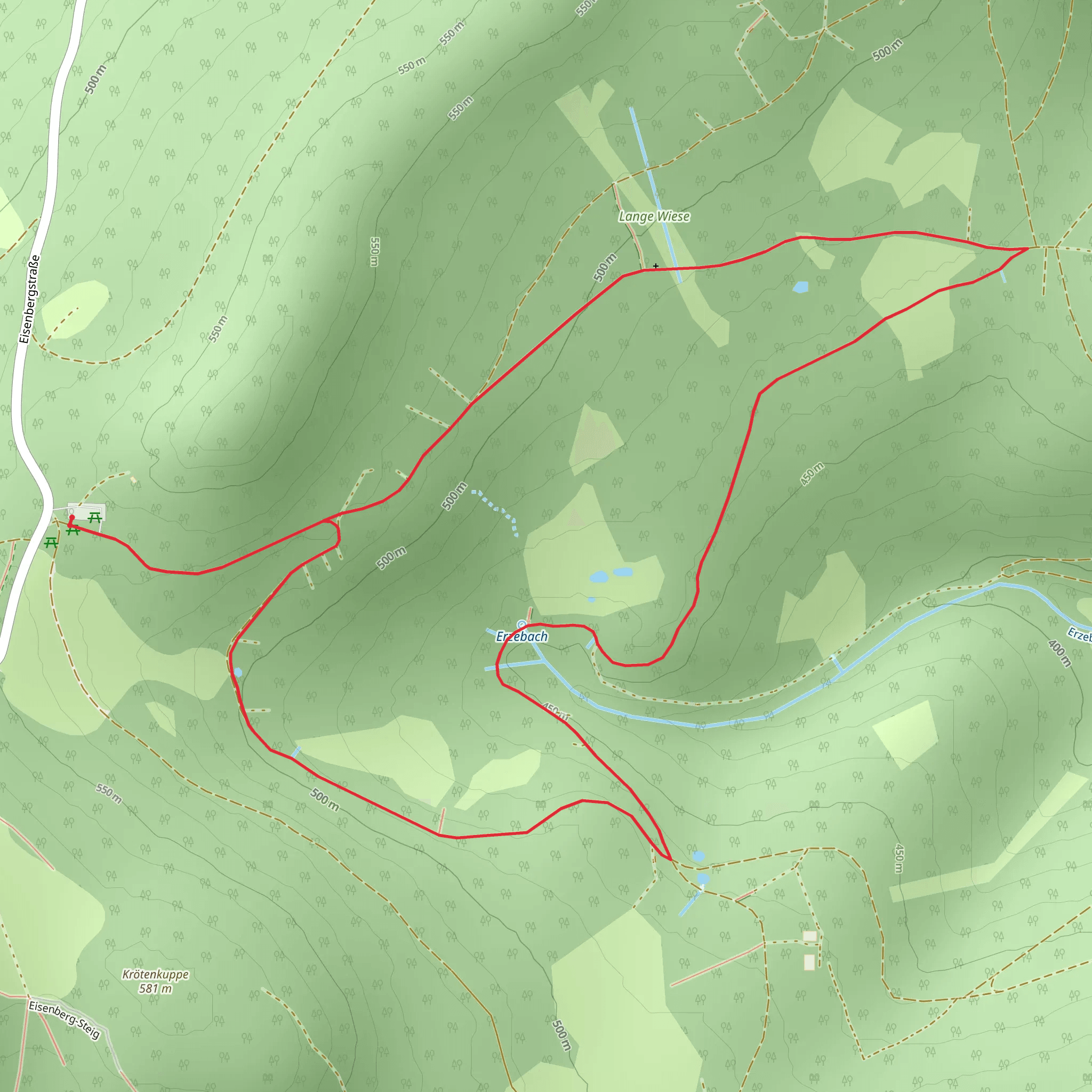 Eisenberg-Siegelweg Loop mobile static map