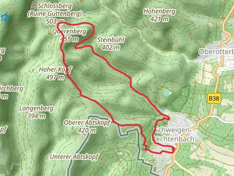 Saar Pfalz Weg and Kappellen-Pilgerweg