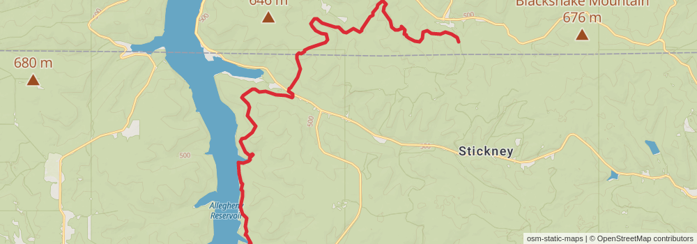 American Perimeter Trail - Northern Appalachian Primary stage 25 Map