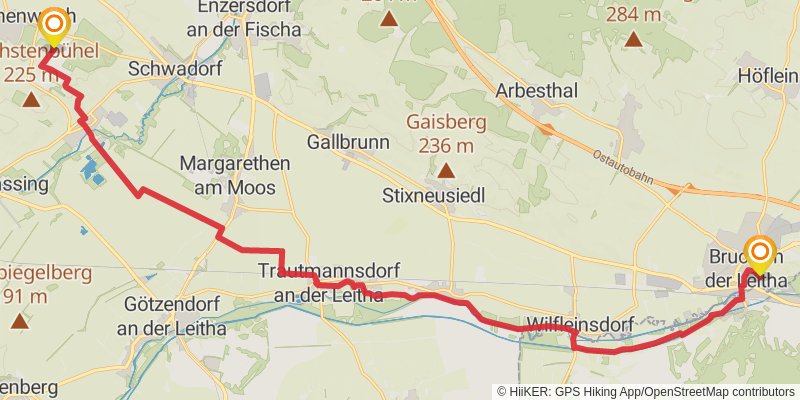 Sultans Trail stage 3 Map