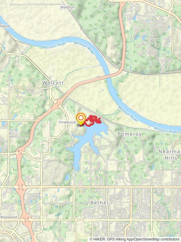 Lakeside and Chupacabra Loop mobile static map