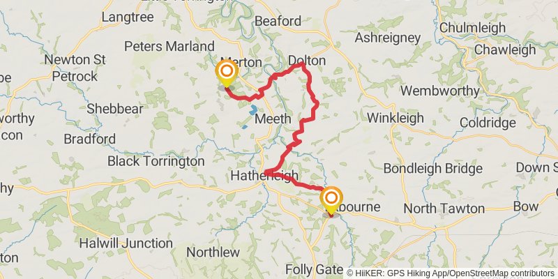 Southern Section - Tarka Trail stage 3 Map