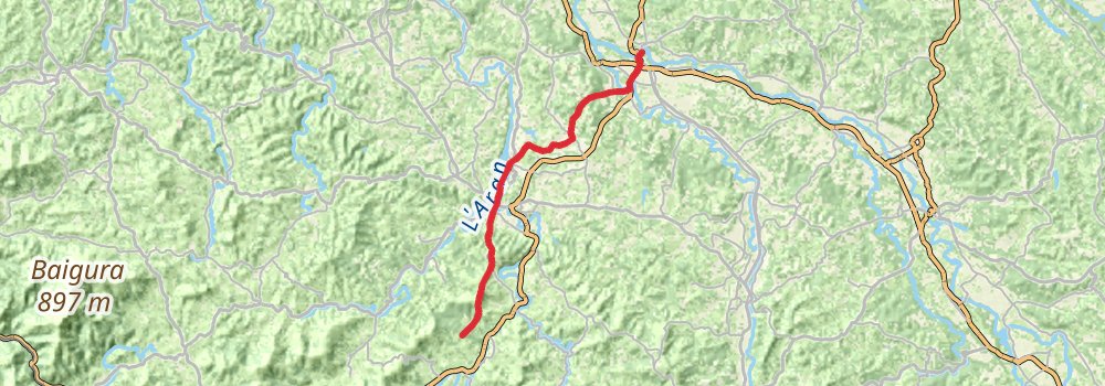 Camino Perl-Saint Jean Pied de Port via Vézelay stage 67 Map