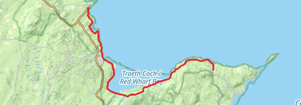 Wales Coast Path stage 8 Map