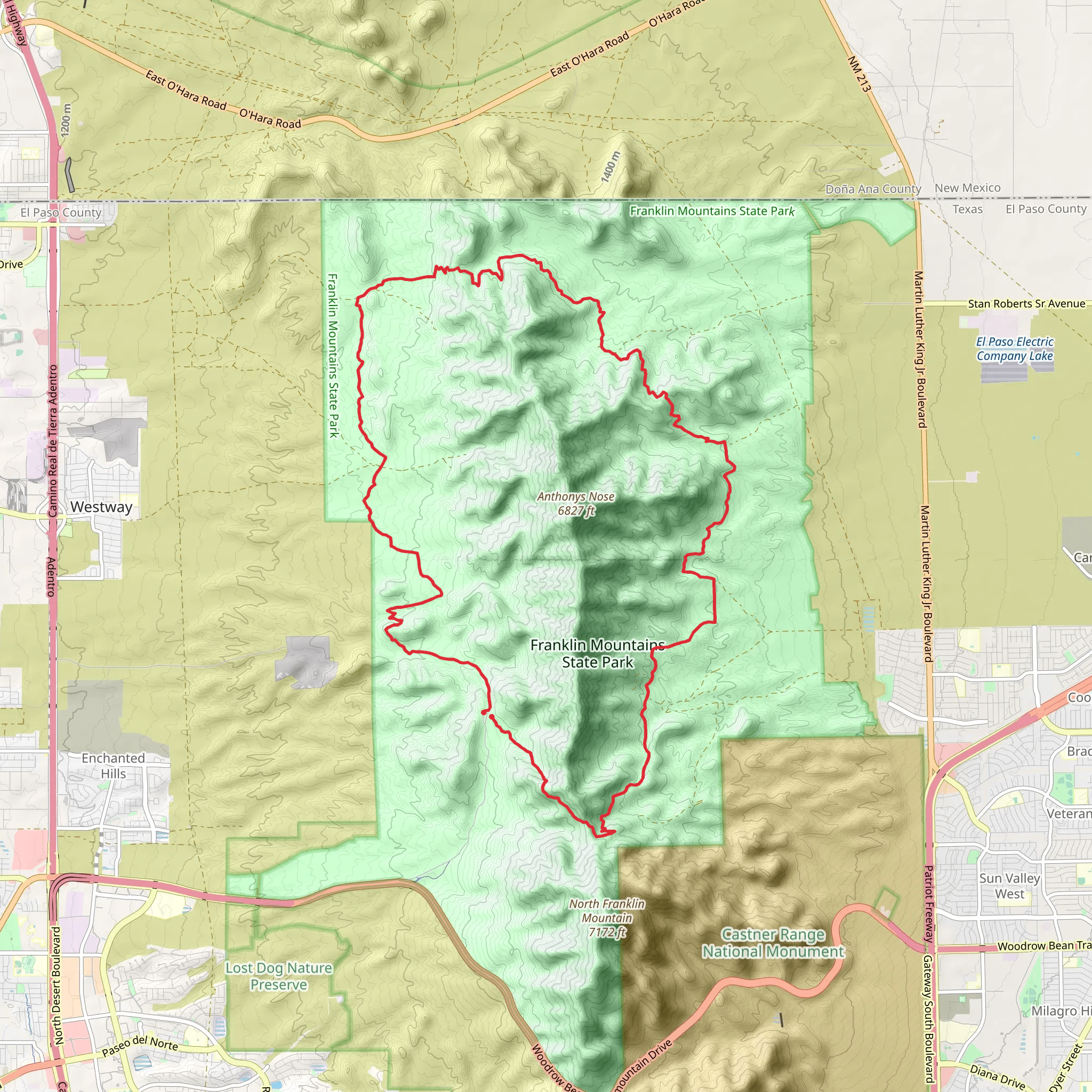 North Franklin Base Ring mobile static map