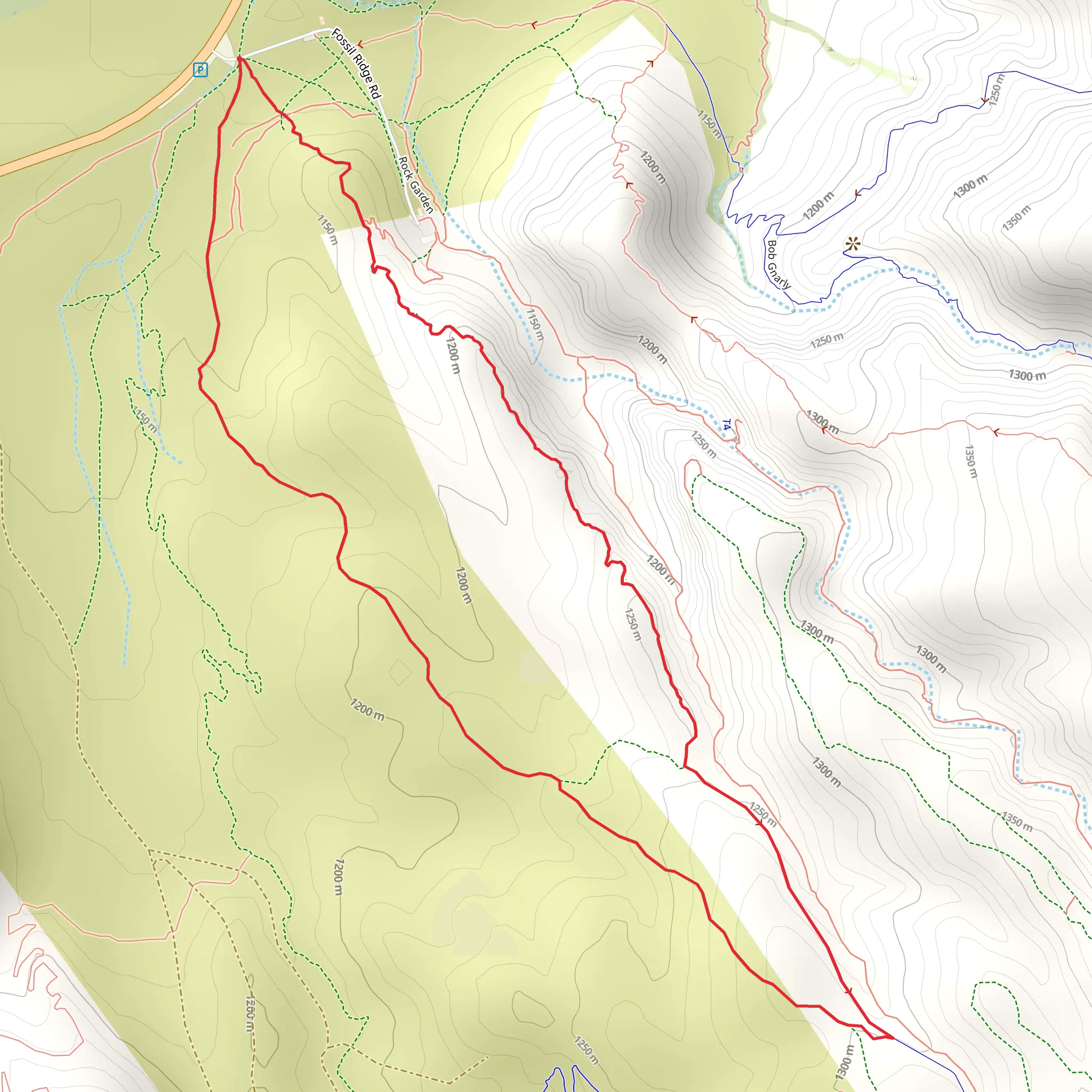 Bunny, Cat N the Hat and Rock Garden Loop mobile static map