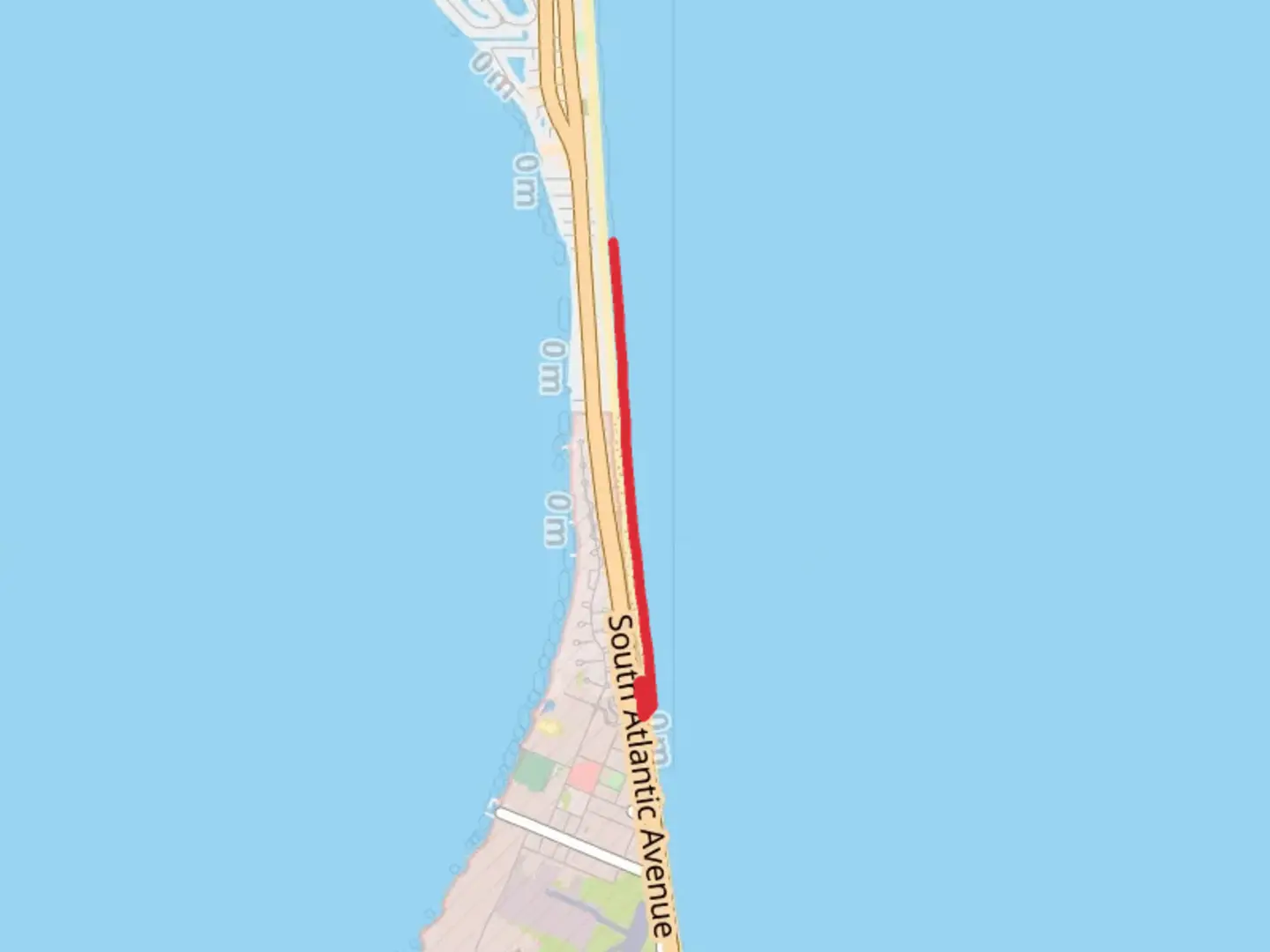 An image depicting the trail South Cocoa Beach and its surrounding area.