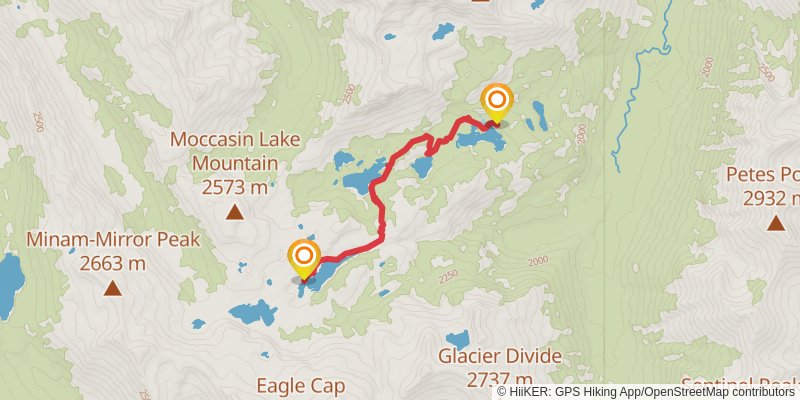 East Eagle - Imnaha Loop spur 3 Map
