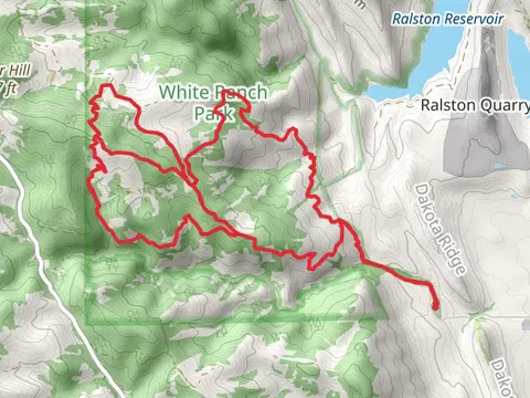 Belcher Hill Trail, Mustang Trail and Sawmill Trail