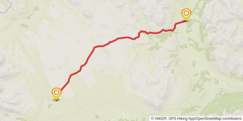 Canol Heritage Trail stage 2 Map