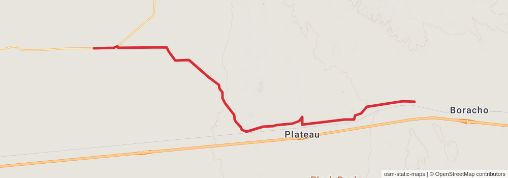 American Perimeter Trail - Texas Primary stage 13 Map