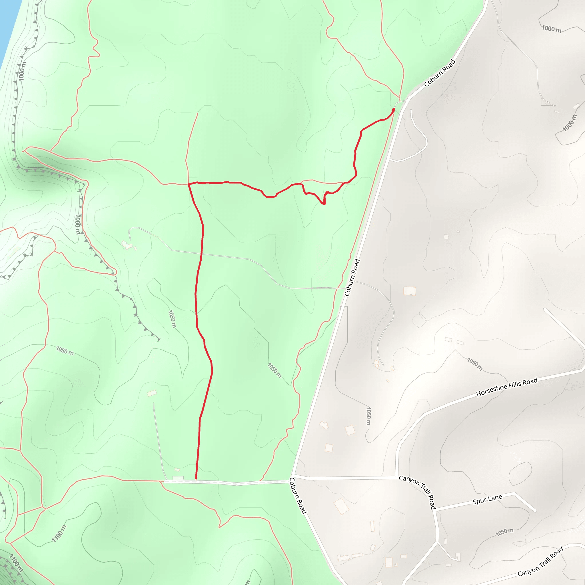 Four Dances Natural Area Walk mobile static map