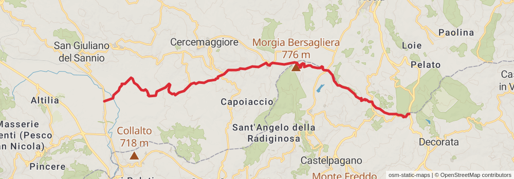 Sentiero Italia - Puglia Section stage 3 Map