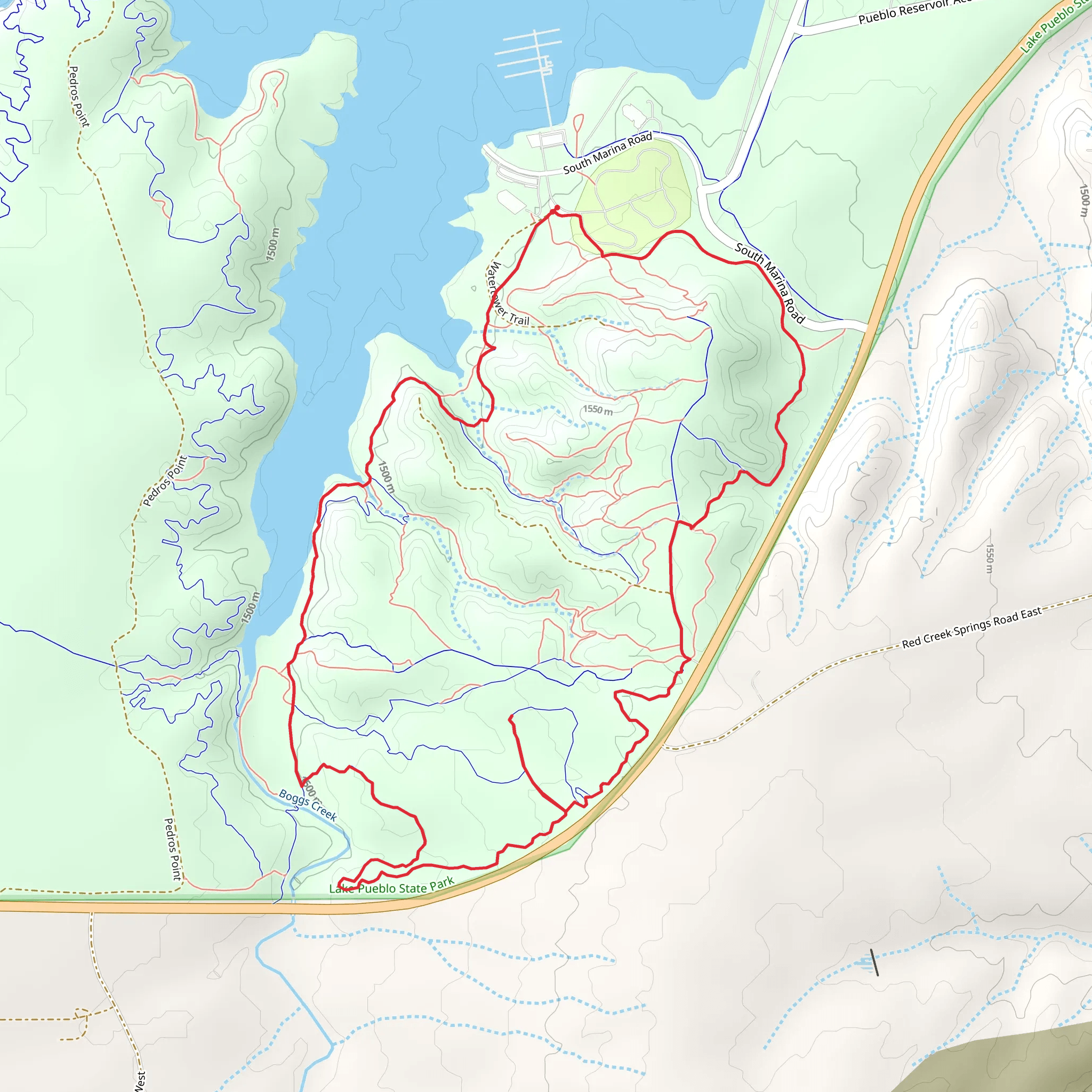 Conduit, Cuatro Sinko and The Duke Loop mobile static map