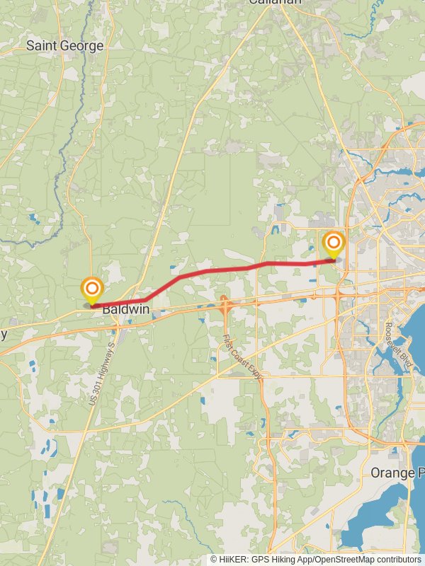 Jacksonville-Baldwin Trail