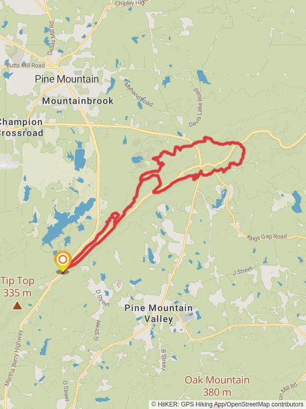 Pine Mountain, Liberty Bell Pool and Chestnut Oak Loop Trail