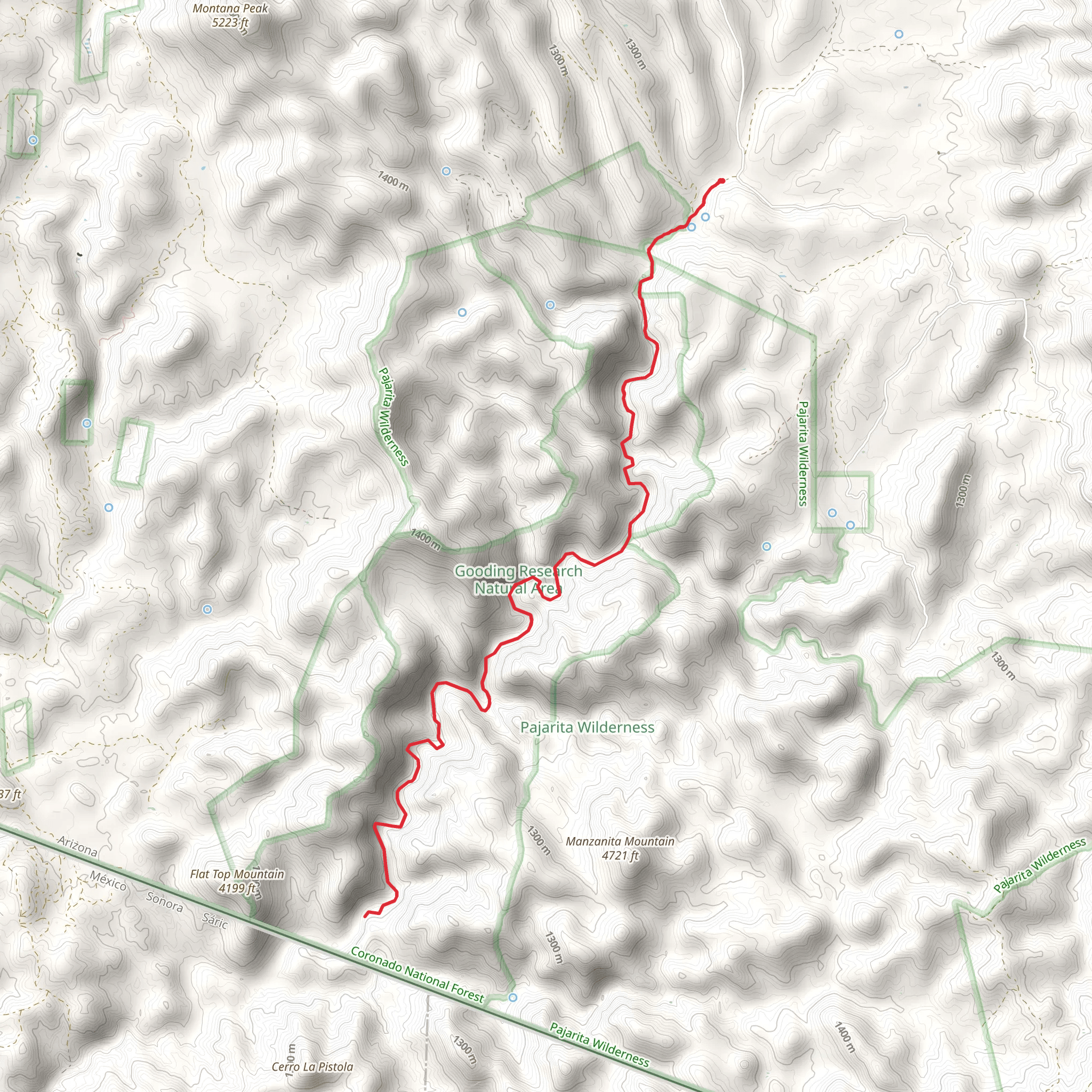 Arroyo Los Alisos - Sycamore Creek Trail mobile static map