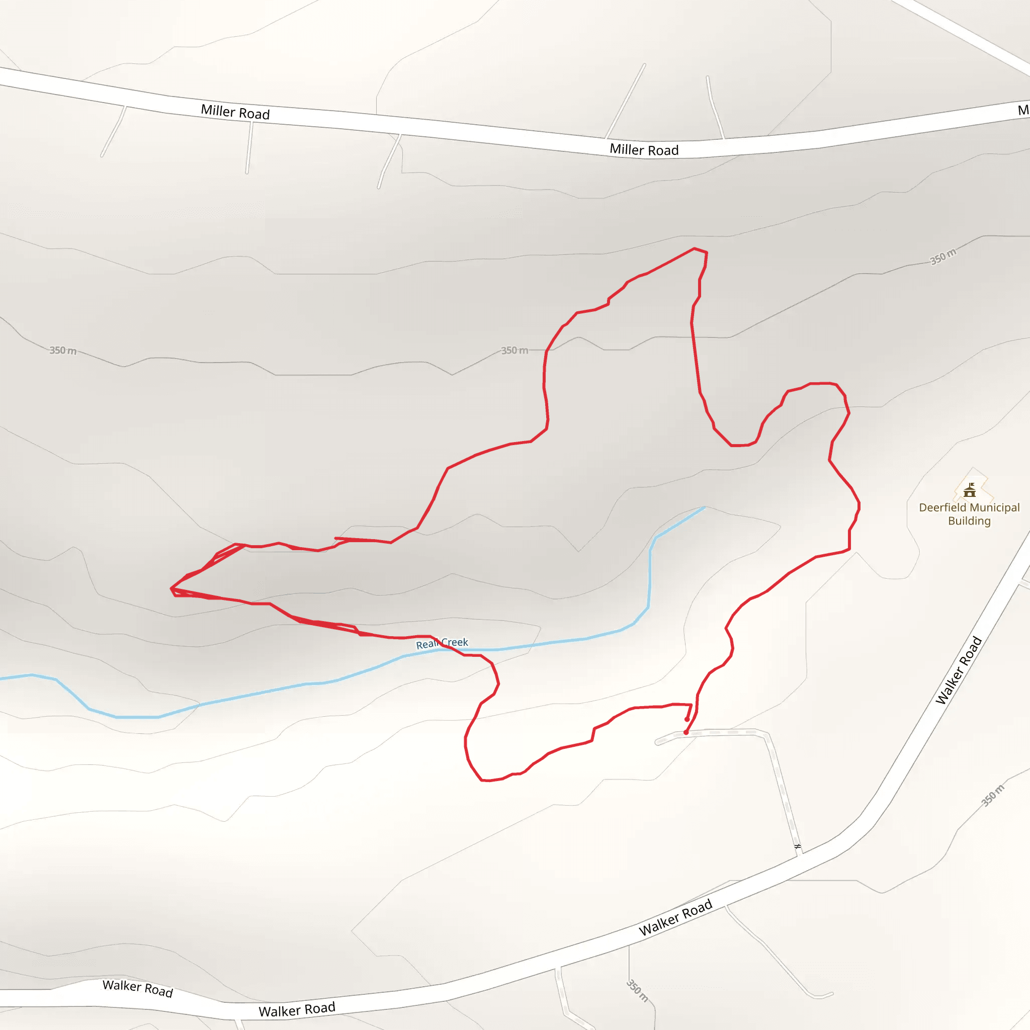 Reall Creek Loop mobile static map
