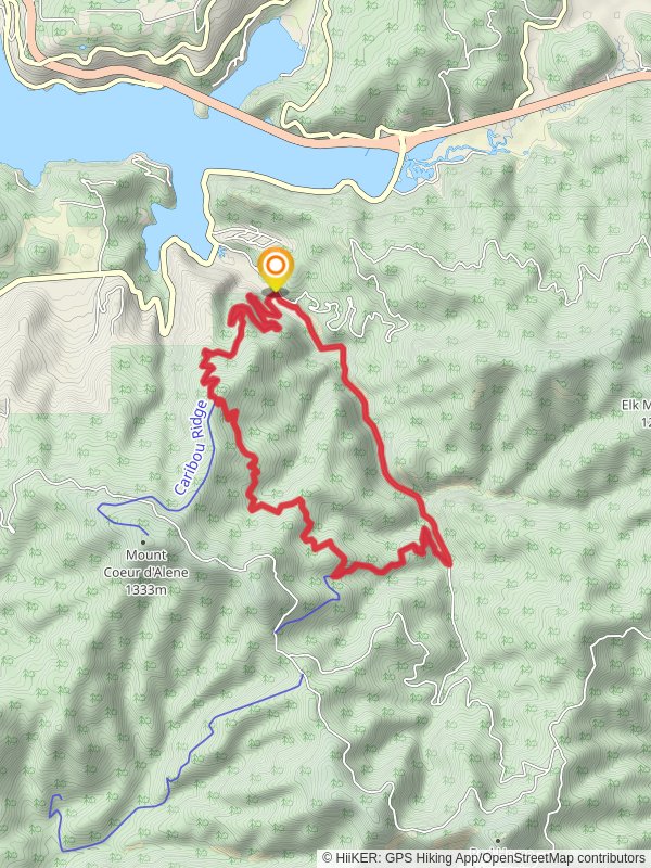 Caribou Ridge and Trail 257 South Loop