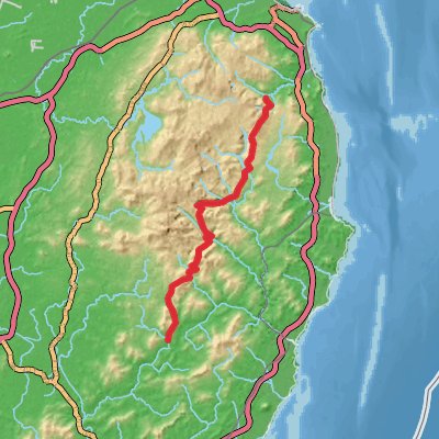 Wicklow Way 5-Day Challenging (Hillwalk Tours) mobile static map