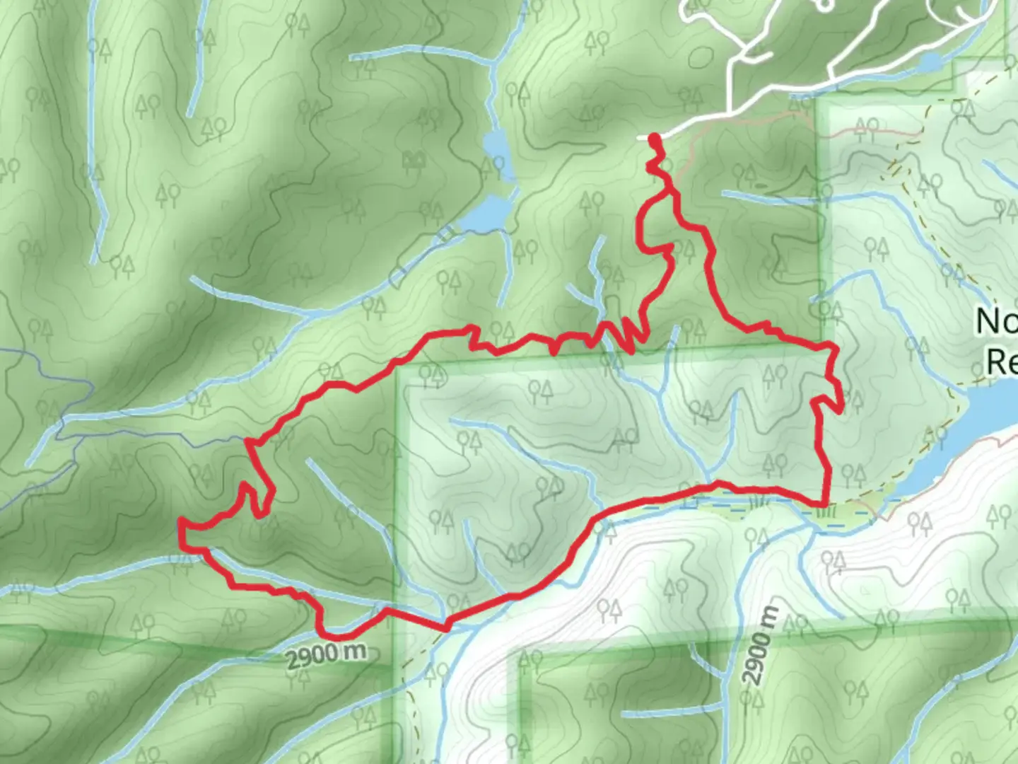 An image depicting the trail Elder-Fehn Trail - North Catamount Creek and its surrounding area.