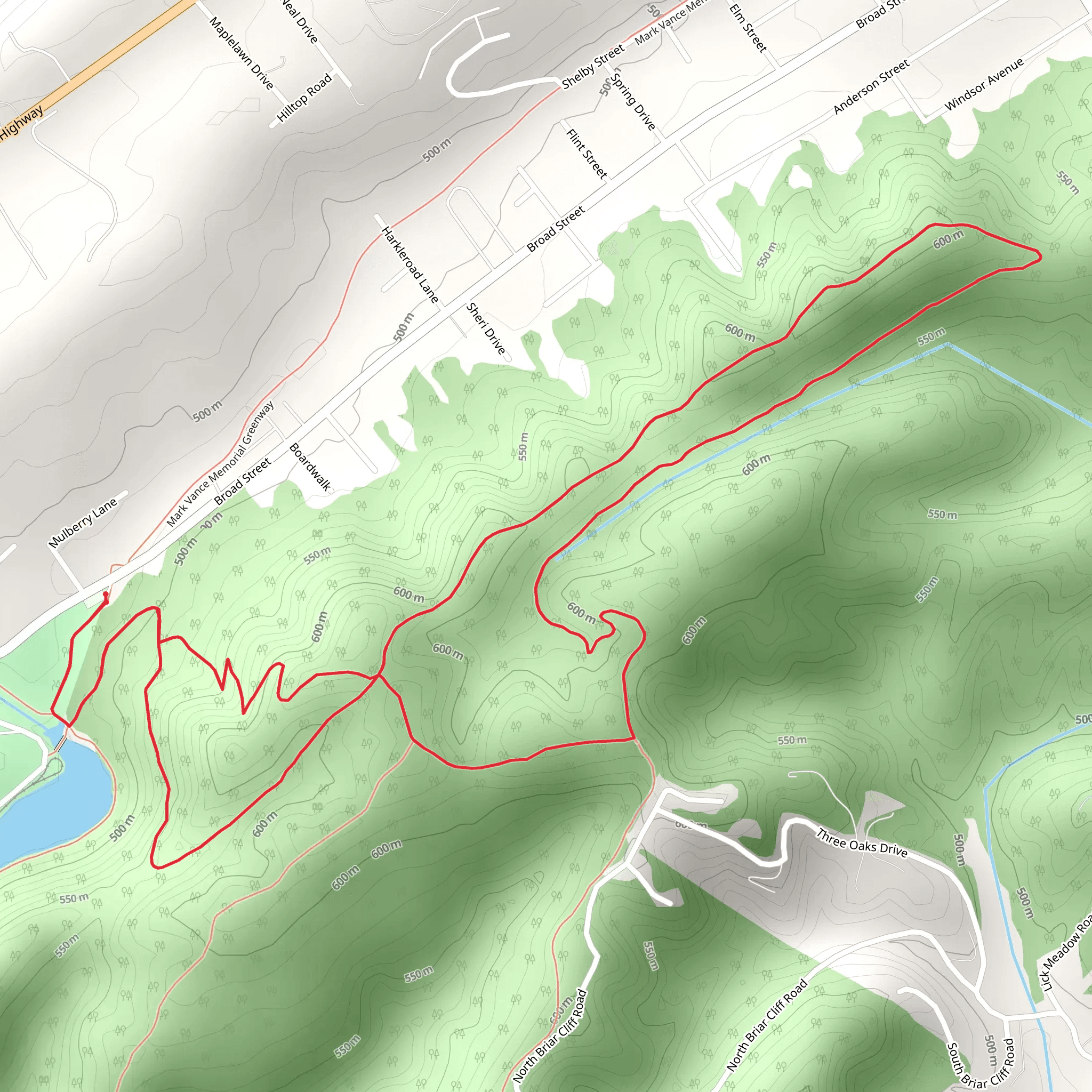 Steele Creek from Broad Street Loop mobile static map