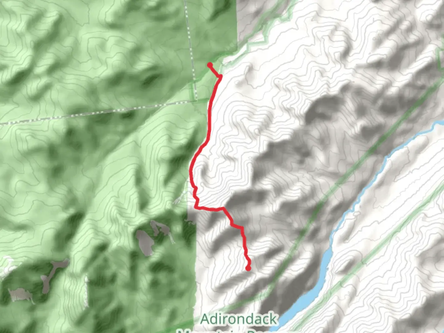 An image depicting the trail Sawteeth Southeast Peak and Pyramid Peak via Orebed Brook Trail and its surrounding area.