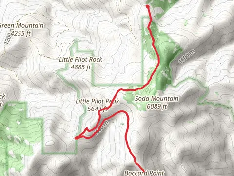 Boccard Point via Pacific Crest Trail